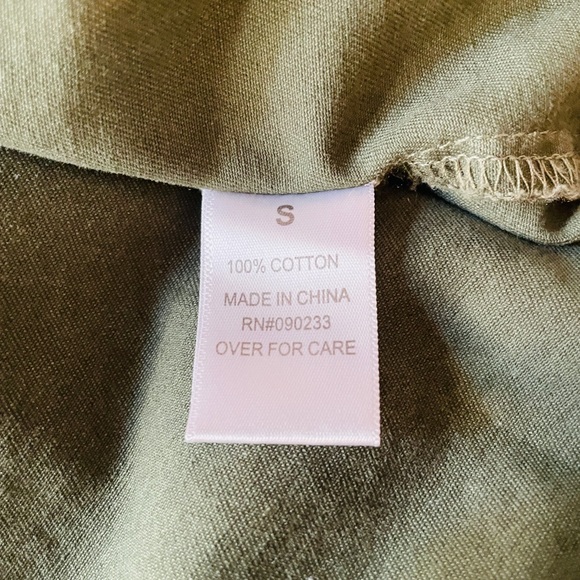 PacSun Shacket Jacket w/Embroidered Patches Military Army Green Size Small - Picture 8 of 8